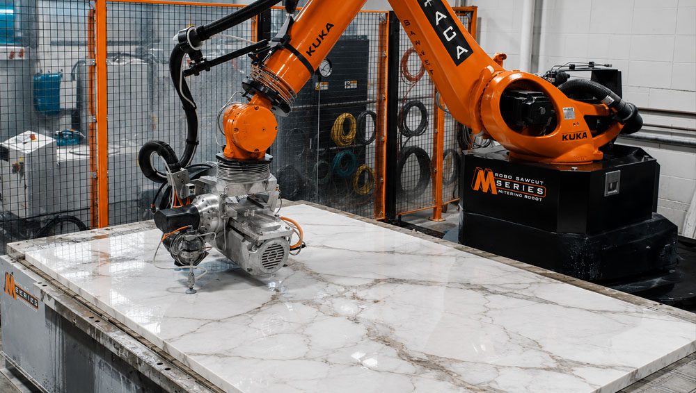 Cdm machine cuttin slab