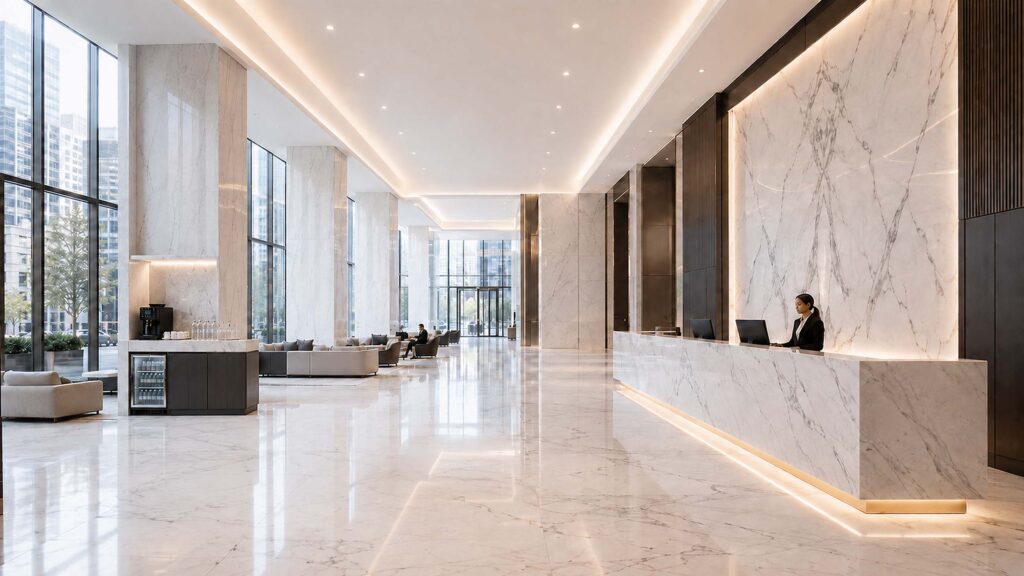Cmd modern chicago marble lobby v3