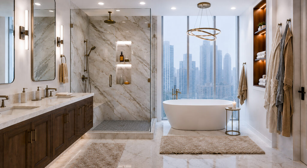 Master bathroom
