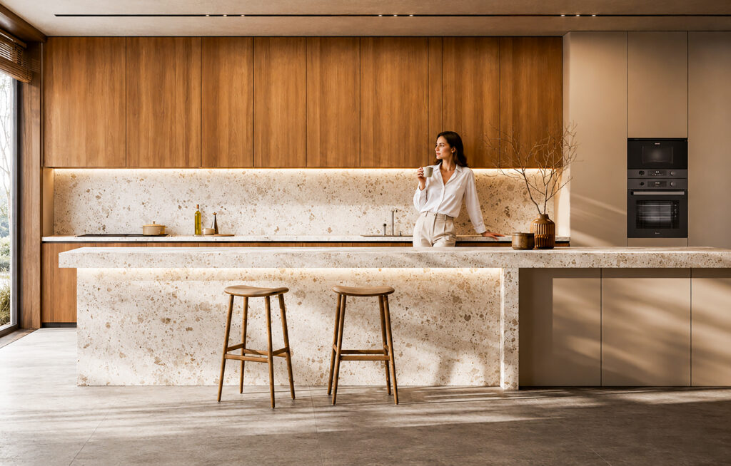 Pietra di gre fine kitcehn design