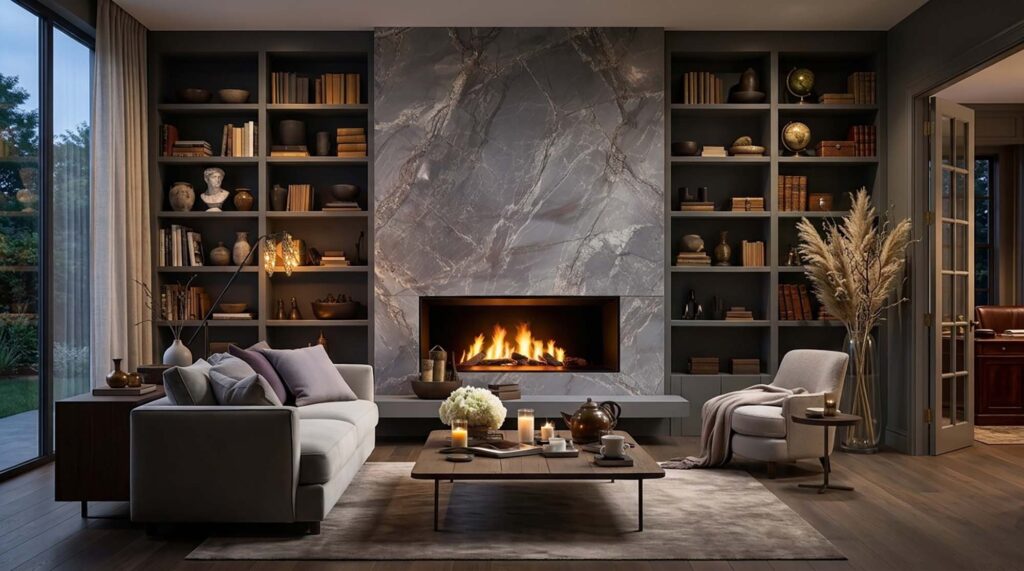 Fireplace slab lq